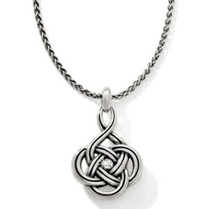 Brighton Elegant Silver Knot Pendant Necklace